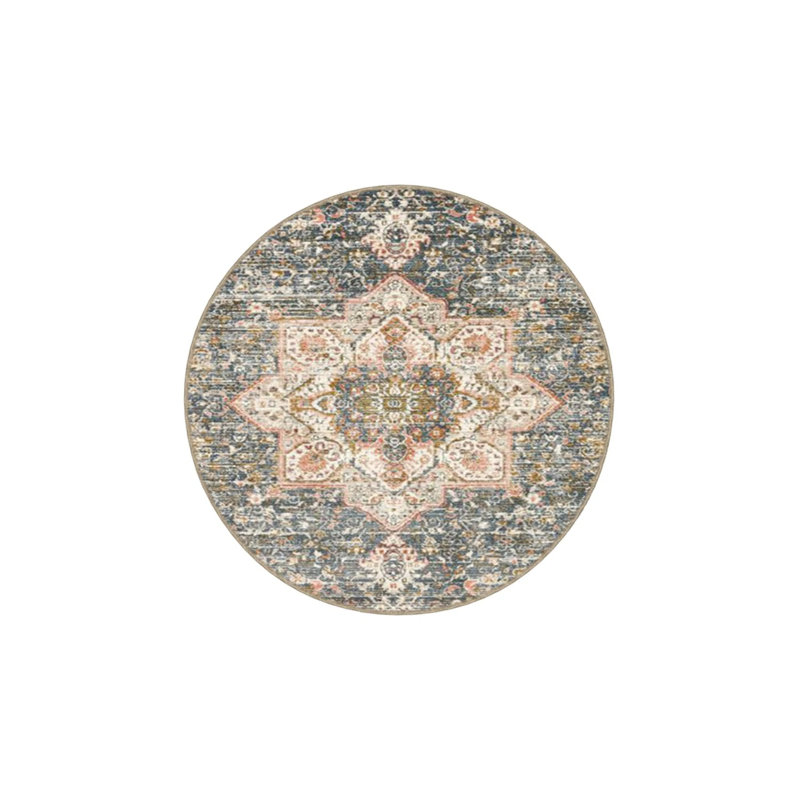 Orange Yellow Traditional Floral Patterned Woven Floor Rug, Rectangle 2'4" x 4'