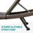 2-Piece Aluminum Wicker Outdoor Chaise Lounge