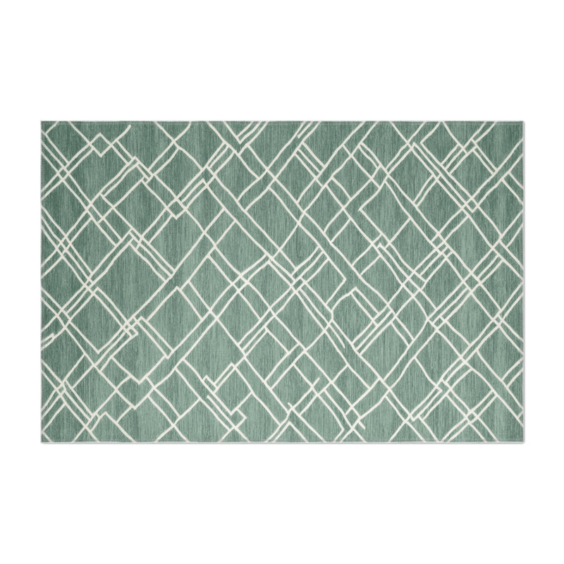Tapis vert intérieur et extérieur Trellis, Rectangulaire 3 pi x 5 pi