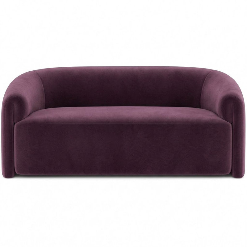 Solid Velvet | Velluto Fabric, Plum