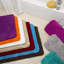 Tapis de salle de bain Plymouth - Ensemble de salle de bain en mousse viscoélastique 6 pièces avec dessus en chenille et base antidérapante - Tapis de bain lavables à la machine-1424978090