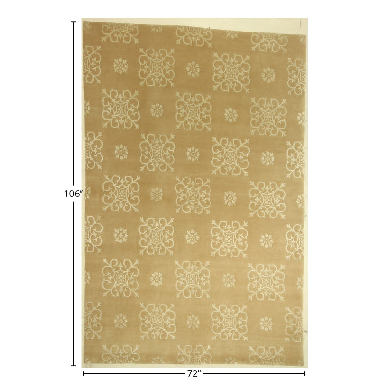 Hand Knotted Wool Geometric Indoor Rug