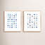 Blue Dot. Set Of 2 Painting by Andrea Stokes-468466210-468466237