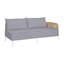 Havana Cane N-Dura Resin Wicker Outdoor Right Arm Facing Sectional-351104633-351093469-351093454