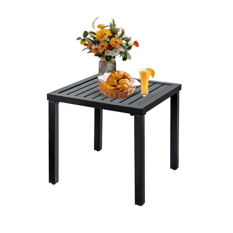 Iron Top End Table