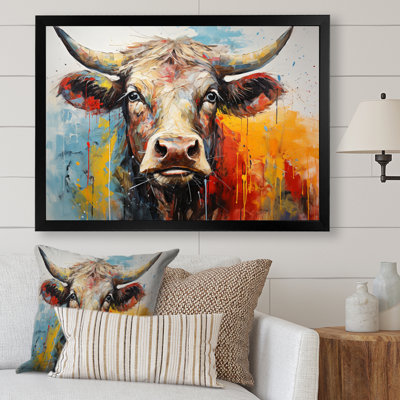 Kengo Cow Majestic Bovine Collage II - Vache, impressions encadrées