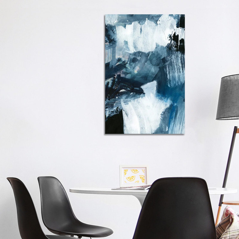 Composition In Blue II by Victoria Barnes - Wrapped Canvas Painting, 101.6cm H x 66.04cm W x 1.91cm D