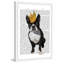 «Brickendon Boston Terrier Crown» par Marmont Hill - reproduction d'art sur papier-1085456285