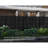 Linea 3 ft. x 6 ft. Decorative Privacy Panel in Black Powder-Coated Steel with Screws