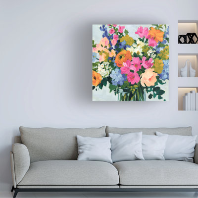 «Blooming Brightly I» sur toile