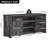 Doty Farmhouse TV Stand with Power Outlet Glass Doors-806780109