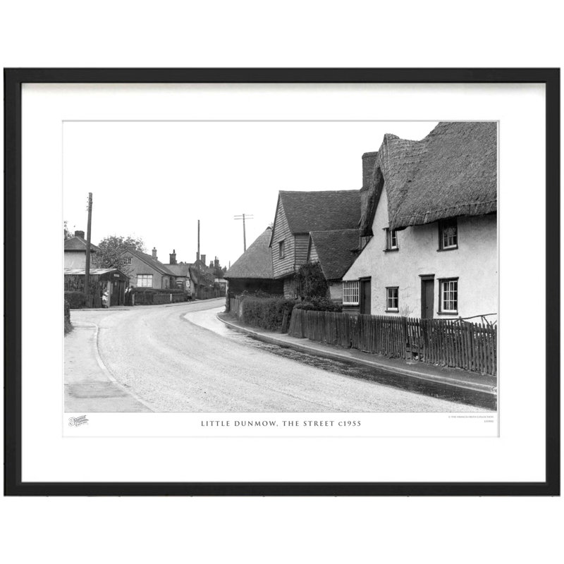 Little Dunmow, The Street C1955 by Francis Frith - Single Picture Frame Print, 40cm H x 50cm W x 2.3cm D