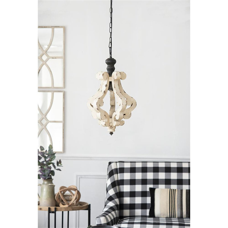 Newtowne Wood Geometric Chandelier