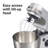 Hamilton Beach® 7-Speed 4-Quart Electric Stand Mixer with Splash Guard, Dough Hook, Flat Beater, and Whisk Attachments-89182762