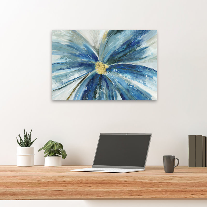 Plantes, fleurs, abstrait, art mural Ophelia I, H 16 po x l 24 po