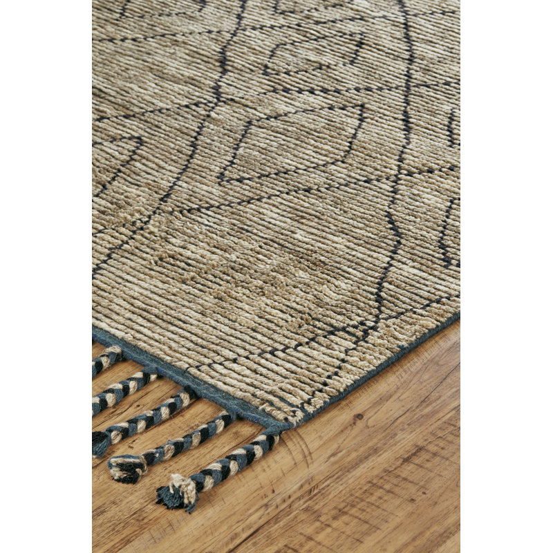 Masham Wool Geometric Indoor Rug, Rectangle 5'6" x 8'6"