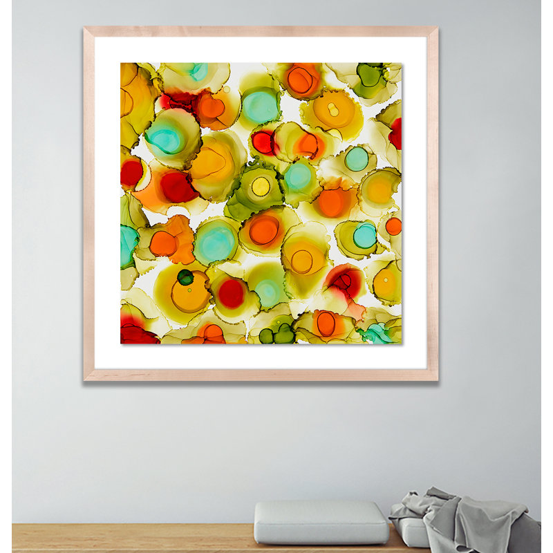Collide Print by Julie Pelaez, Natural, 48" H x 48" W x 2.5" D