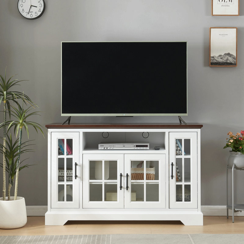 Buffet avec 4 portes Buffet Table, Blanc 1