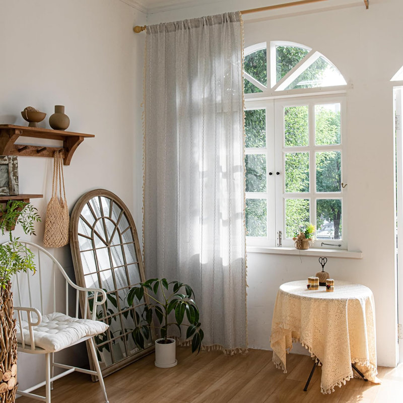 Bohemian Embroidered Curtains