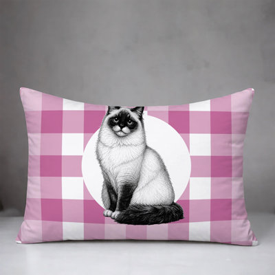 Ragdoll Cat Indoor/Outdoor Reversible Pillow