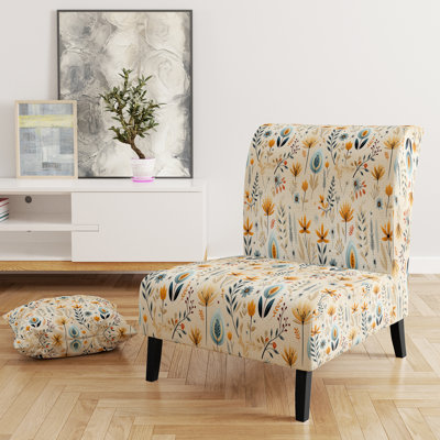 Motif de fougères de style bohème minimaliste Boho