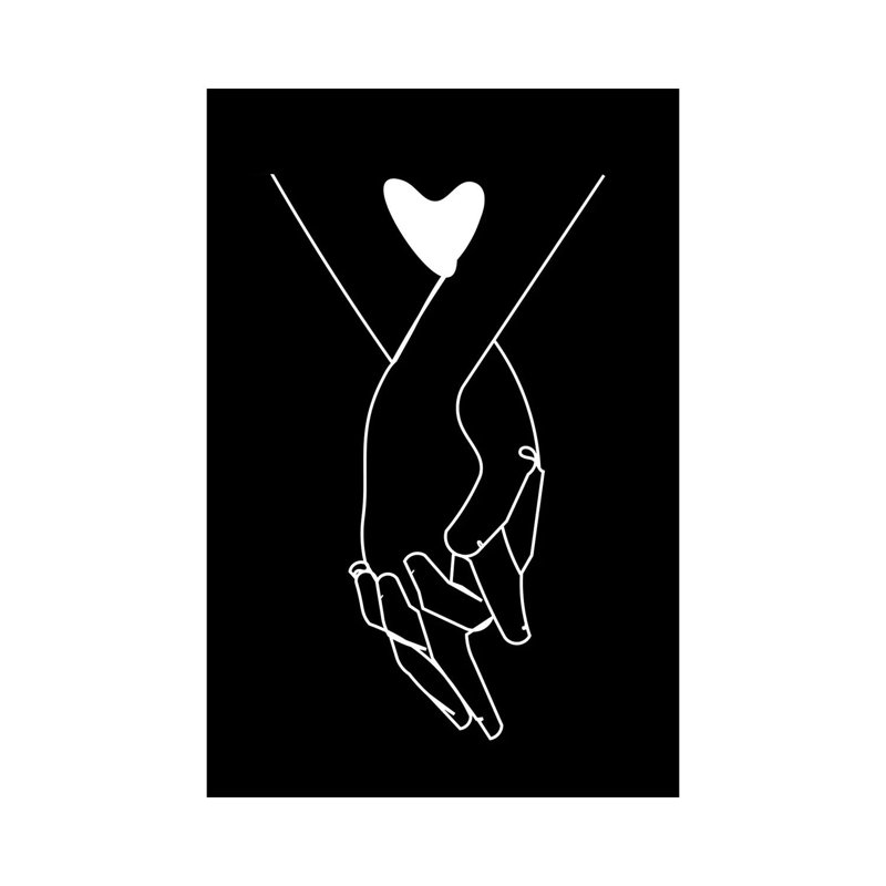 Holding Hands by Kiki C Landon - Wrapped Canvas Painting, 66.04 cm H x 45.72 cm W