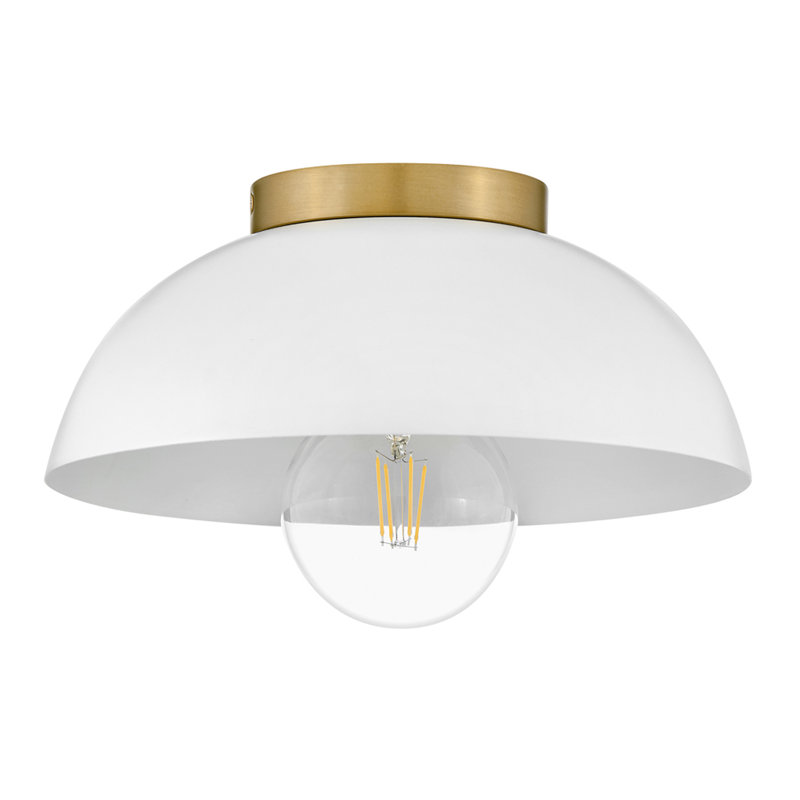 Plafonnier encastré 1 lumière Kebo, Blanc mat
