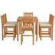 Leahny 55'' Rectangular 6 - Person Outdoor Dining Set with Cushions
