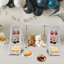 Présentoir de table à 3 niveaux avec porte-petits gâteaux et plateaux amovibles