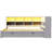 Twin XL to King Daybed with Storage Drawers, Cabinets, LED Lights & USB Charging Station, Gray-19191364