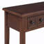 Table console 38,2 po Calila avec 2 tiroirs pour les entrées, les salons et les couloirs-1430550458