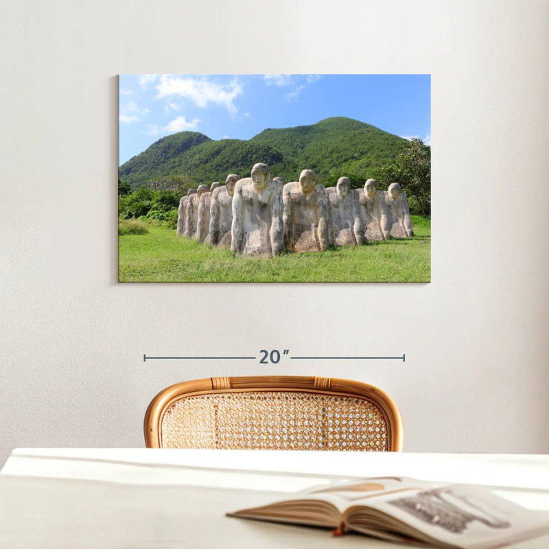 Anse Cafard Slave Memorial, 16" H x 24" W