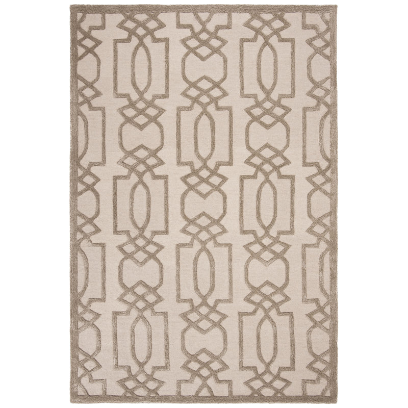 Zandbergen Hand Tufted Wool Geometric Rug