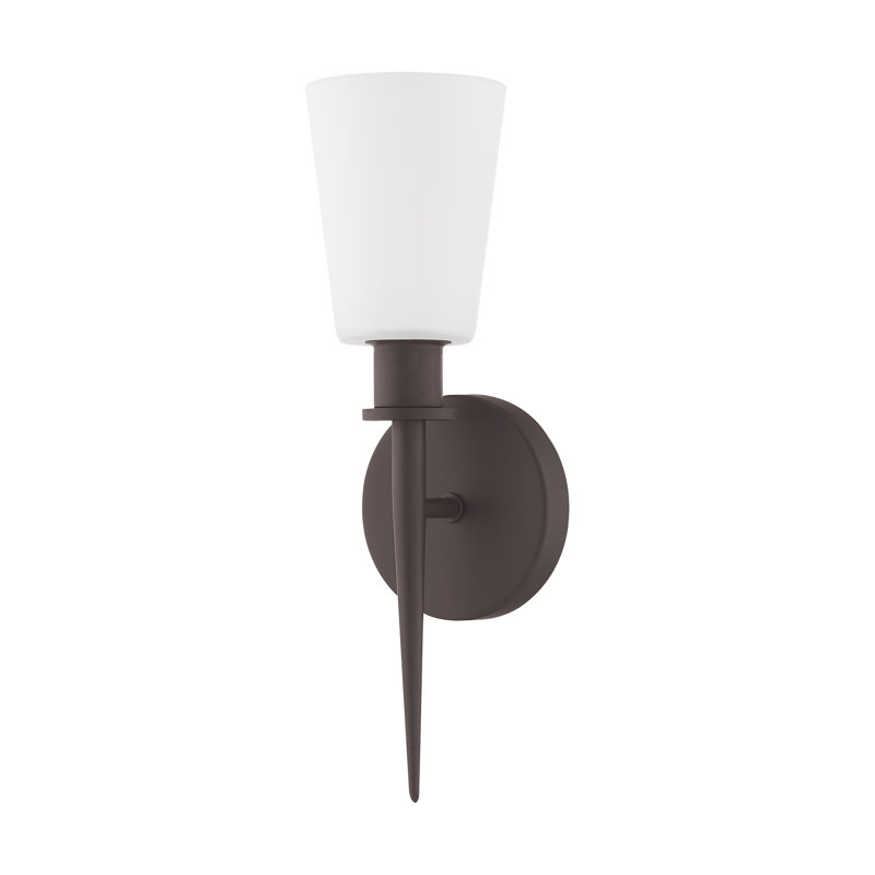 Luminaire mural 1 lumière Witten ADA, Bronze, H 13 po x l 4,25 po x P 3,95 po