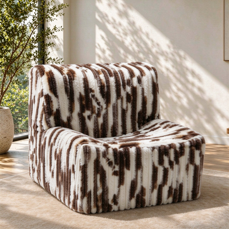 Fauteuil paresseux compressé - paquet ultra compact, moelleux après 48 heures d'extension, idéal pour les petits espaces, les dortoirs, les appartements - aucun assemblage requis