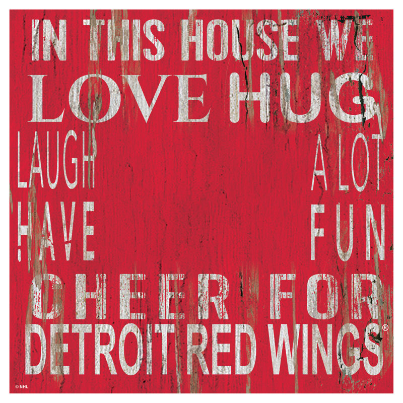 Wall Decor, Detroit Red Wings