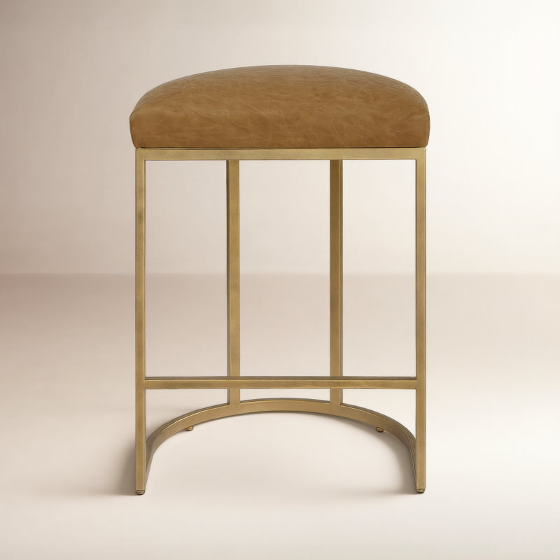 Skyr Novi Stool, Brass, Brown