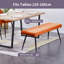 Depue Velvet 130cm Upholstered Bench for 2 person-1129109752