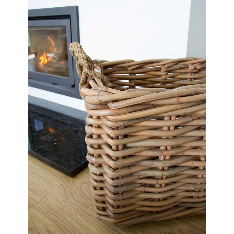 Waut Rattan Log Carrier