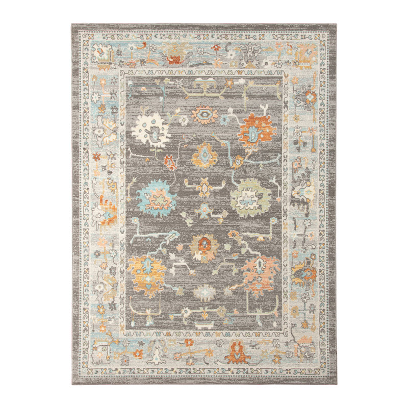 Tapis d'intérieur / extérieur Lucama, Rectangle 5 pi 1 po x 7 pi 6 po