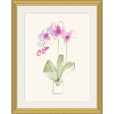 Potted Orchids Painting by Yuki Osada