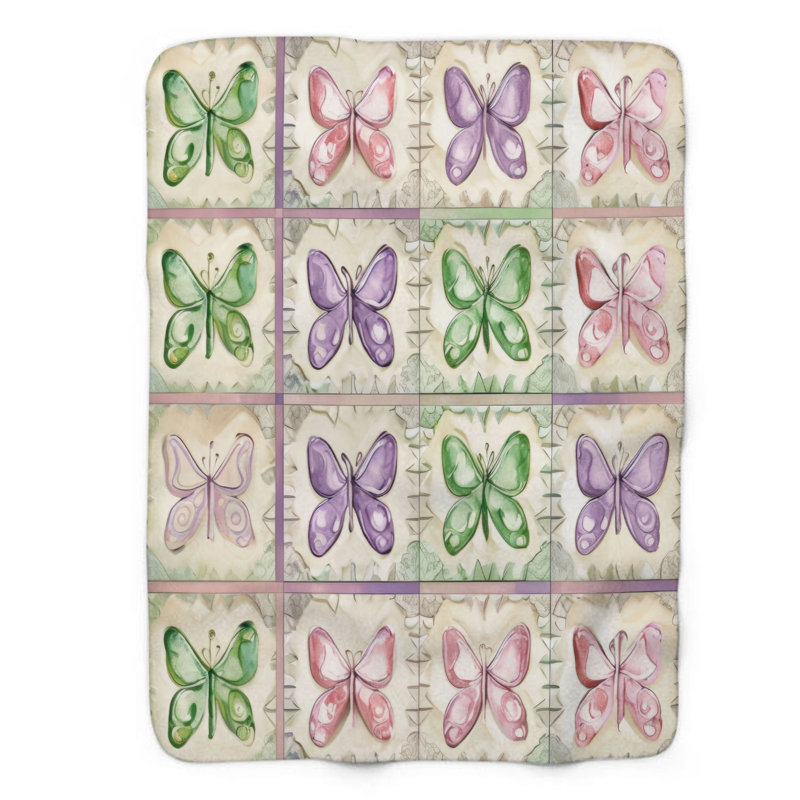 Patchwork Delight - couverture de qualité supérieure 1 pièce, Lit simple