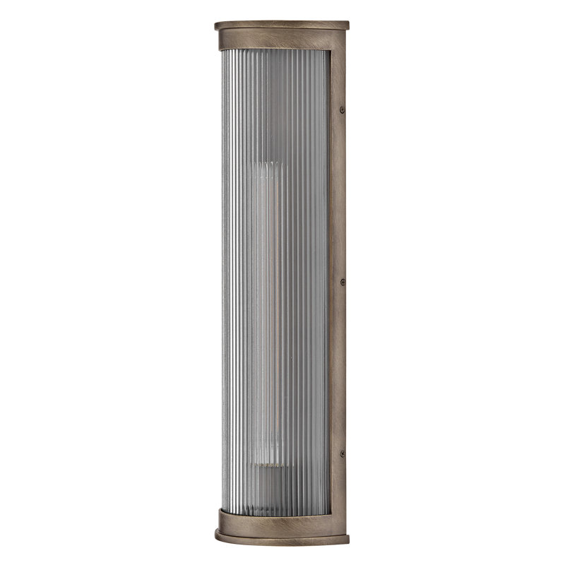 Grande lanterne murale Hinkley Bluffton, 24 po de hauteur, En haut, Bronze brillant