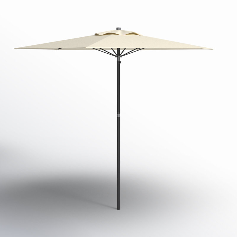 Parasol de plage 7,5 pi Brennen, Blanc chaud