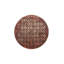 Tapis décoratif rouge tissé à motif géométrique moderne lavable à la machine-16925968