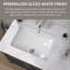 Lavabo de salle de bain rectangulaire encastrable avec trop-plein 21 "x 14 3/4"