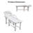 73.6" Professional Massage Table With Armrests Faux Leather Adjustable Bed Beauty Lash Facial Care Bed Tattoo Spa Bed-120675793