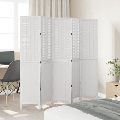Vienna 180cm W 5 - Panel Solid Wood Accent Room Divider