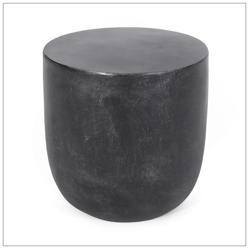 Table d'appoint d'extérieur en béton léger