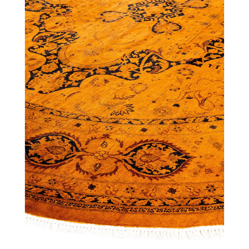 Crayford One-of-a-Kind 7' 1" X 7' 1" Hand Knotted Area Rug